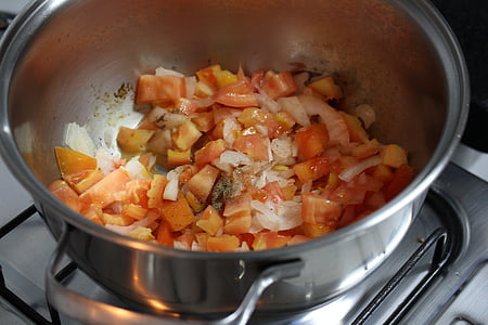 pomodoro, rosso, cucina, ingrediente, sano, cibo, Pan