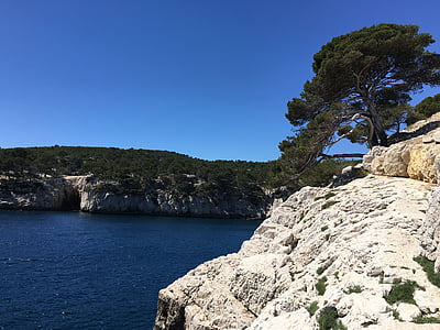 biển Địa Trung Hải, Cassis, tôi à?, mùa xuân, Pháp, đá