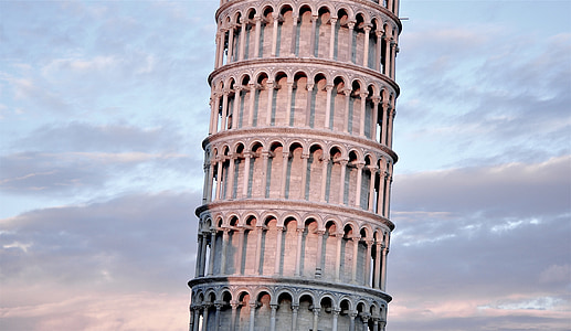 torre inclinando-se, Pisa, Itália, Marco, famosos, Europa, Turismo