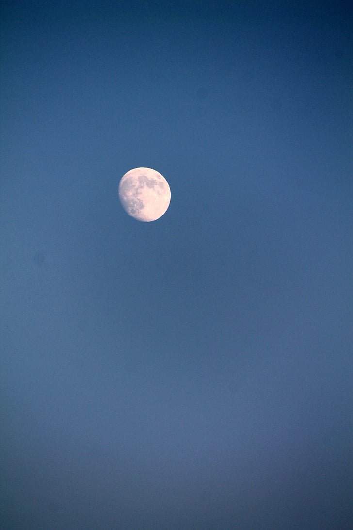full moon, bianca, night, sky, blue