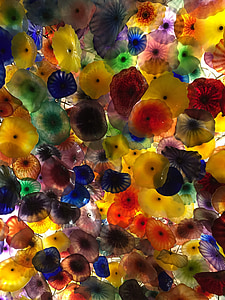 chihuly, pattern, color, glass, art, colorful, design