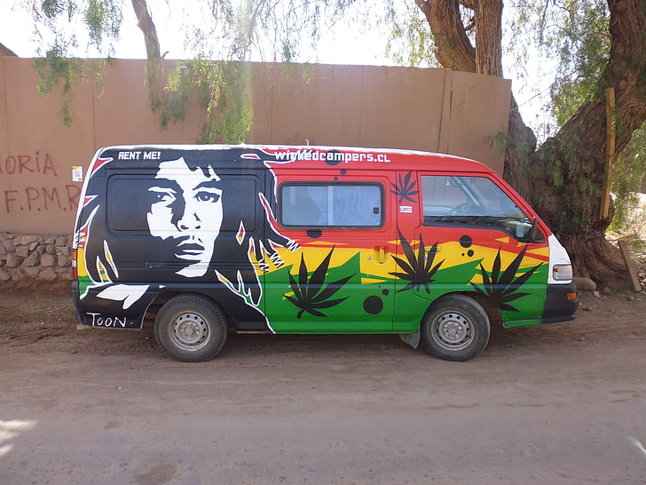 hipi, Bob marley, marihuaana, narkootikumide, psühhedeelne, pikad juuksed, Jamaica