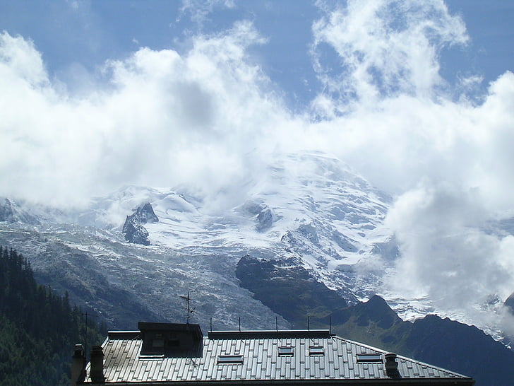 Chamonix, Frankrike, fjell, Alpene, Haute-savoie, toppmøtet, Mont blanc