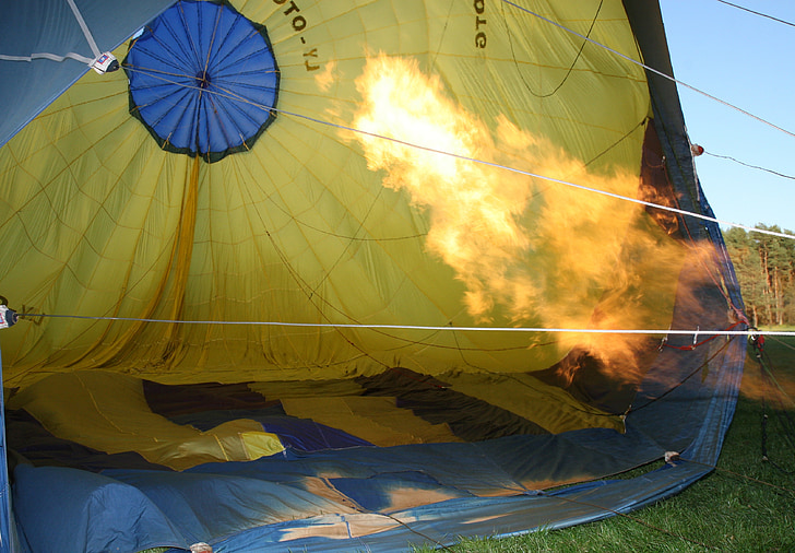 luchtballon, vlucht, ballonvaren, recreatie