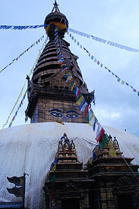Népal, Katmandou, bouddhisme