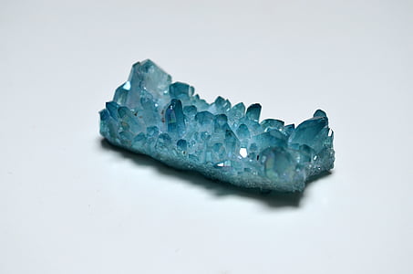 l'Aqua aura, Cristall, pedra, Quars, or, natura, close-up