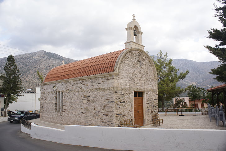 l'església, pedra, excel·lent ubicació, paisatge