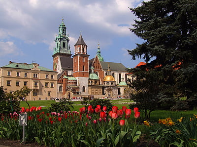 Kraków, Wawel, vecais, Polija, pils, pieminekļu, arhitektūra