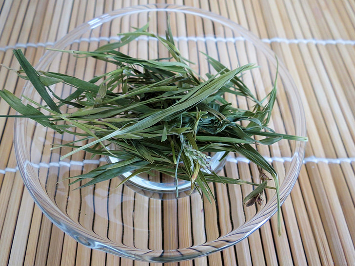 tēja, zaļa, bambusa, augu, garšaugi, apakštase, stikls