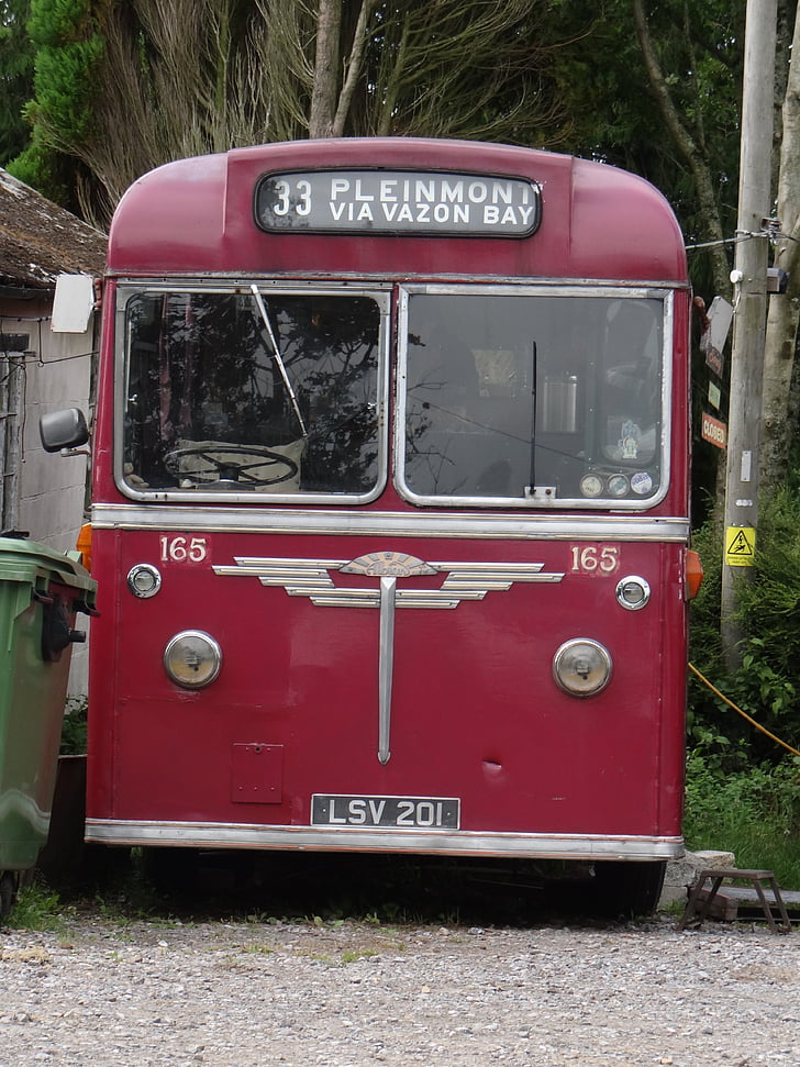 bus, oldtimer, oude, voertuig