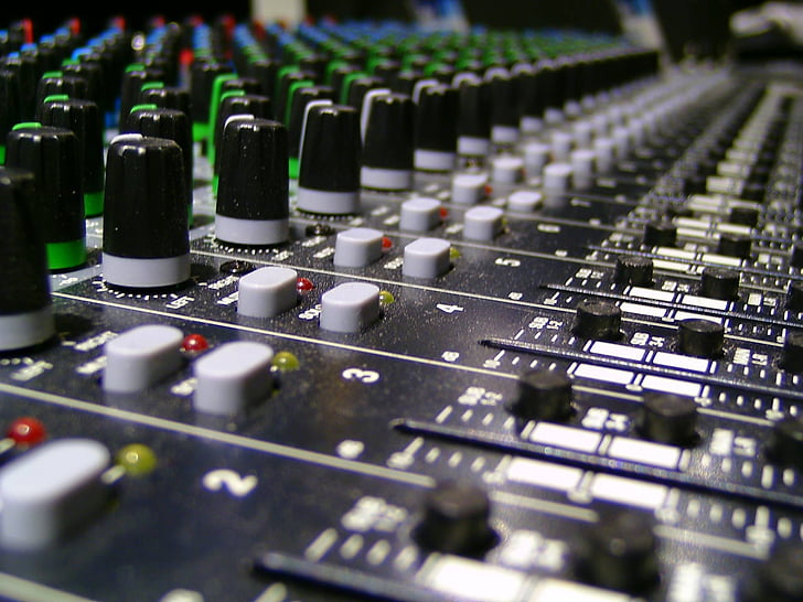 audio, înregistrare, sunet de studio, mixer, controler, amestecarea, sunet