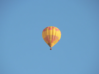 balon, nebo, letjeti, pogon, vrući zrak balon vožnja, plovak, vrući zrak balon
