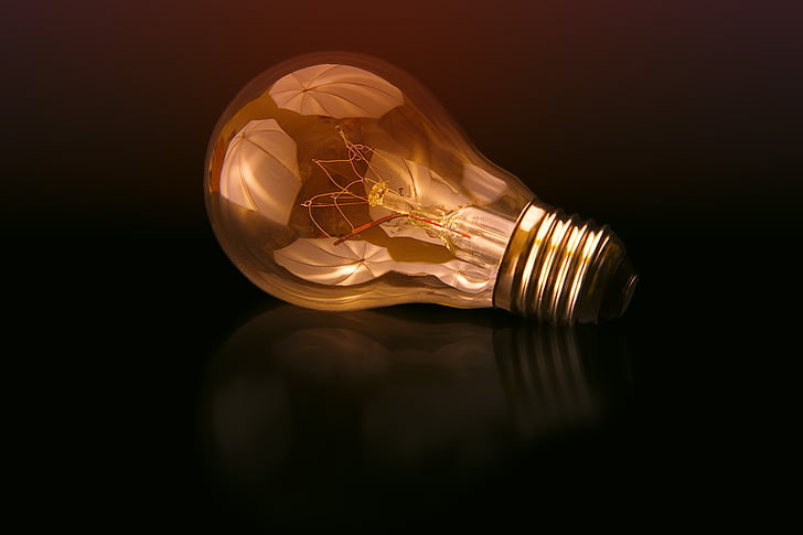 fény, izzó, villamos energia, lámpa, villanykörte, elektromos lámpa, világítási berendezés