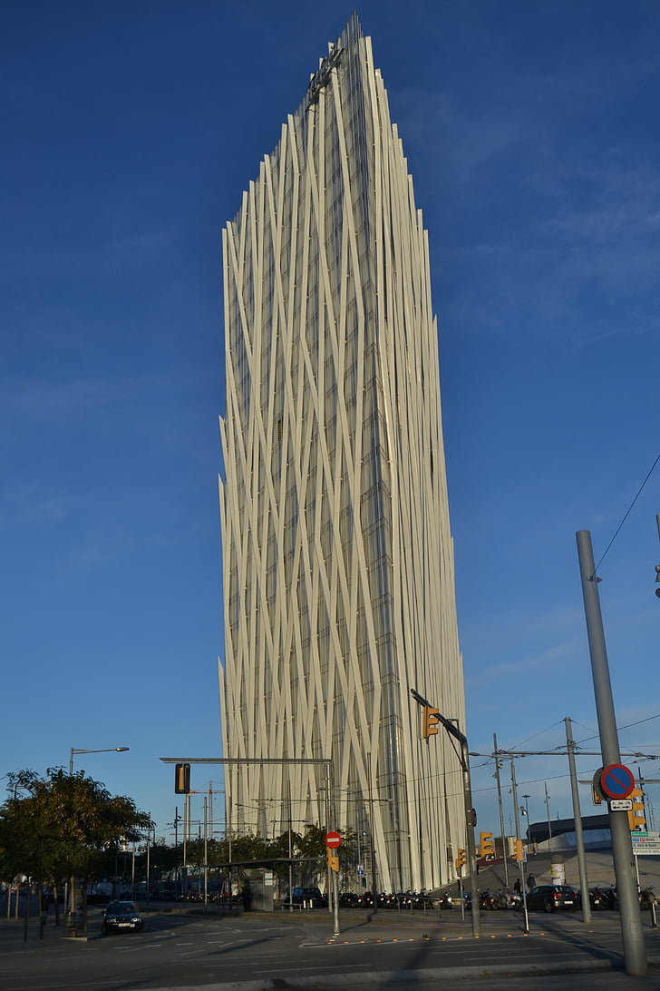 věž, obloha, Architektura, budovy, Barcelona