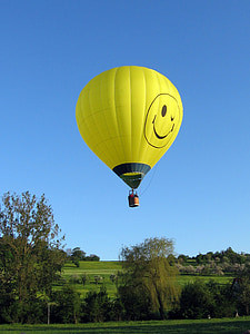Horkovzdušný balón, Horkovzdušný balónem, bublina, začátek, přistání