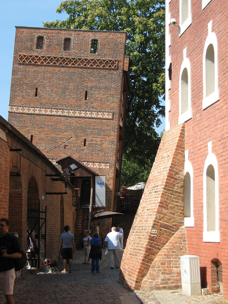 poševnega stolpa, spomenik, staro mestno jedro, Torun