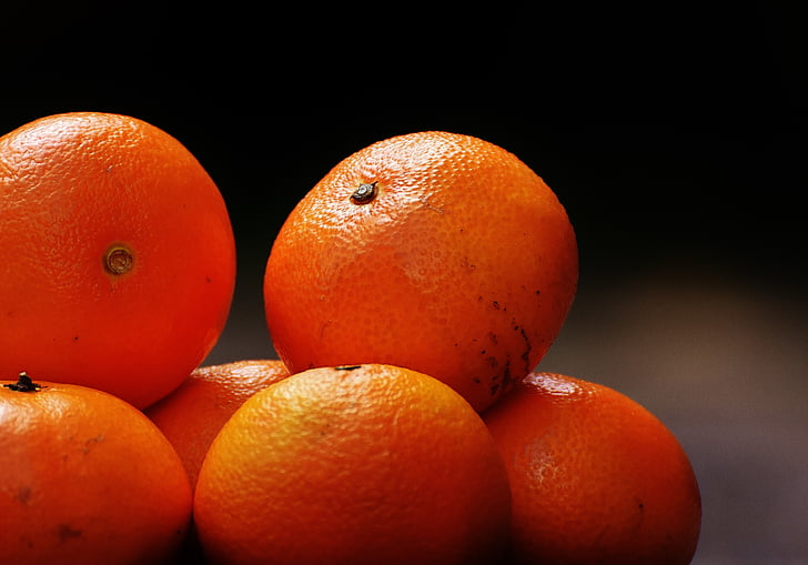 mandariner, fruktig, vitaminhaltig, mat, ernæring, deilig, spise