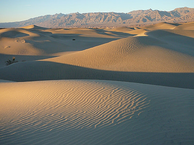 dunes, sand, death valley, landscape, park, national, dry