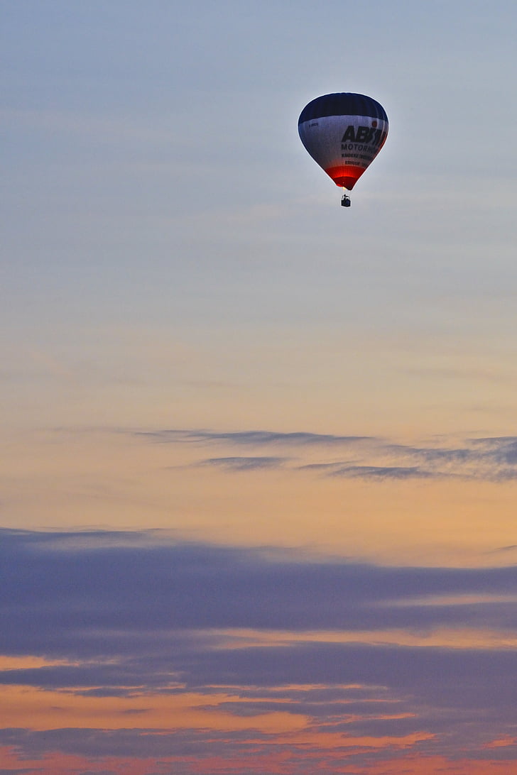 ball, hot-air ballooning, sky
