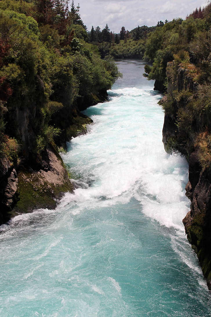 cascadă, Noua Zeelandă, narghilea dacă, natura, apa, peisaj, cascade