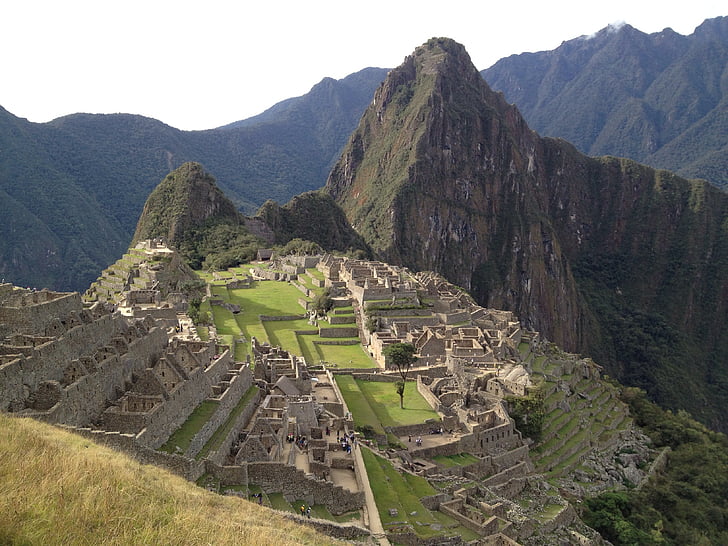 Maču Pikču, Peru, kalnų, kraštovaizdžio, dykumoje, peizažas, natūralus