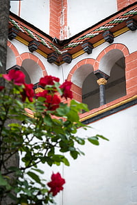 ventana, claustro, Iglesia, banda, bóveda de, Retorromano románico, Rosas