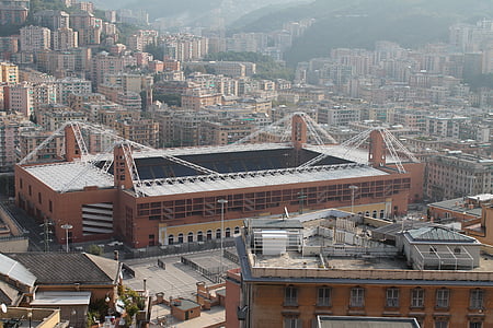 Estádio, futebol, Génova, Mac, Sampdoria