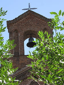 çan kulesi, Kampanya, Kilise, mimari, insanlar, tuğla, Manastır