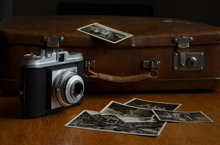 kamera, Valokuvat, valokuva, paperitulosteet, kirjan kuvat, kuvia, matkustaa