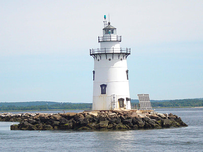 Lighthouse, Long island sound, miljøvenlig, beskyttelse, Advarsel, arkitektur, struktur