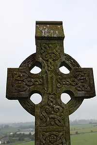 Irland, Celtic, CRO, Irländska, symbol, kultur, Cross