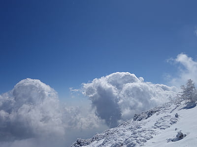 山, 漢拏山, 雪, 風景, 冬, 雪の山, 寒さの中