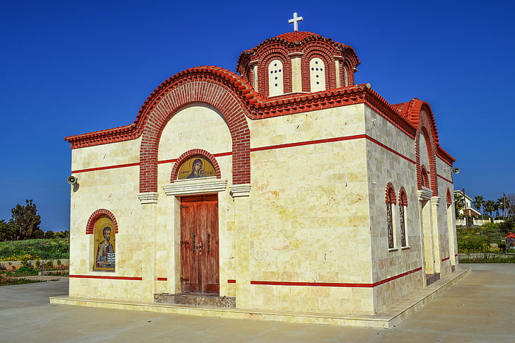 Iglesia, ortodoxa, religión, arquitectura, cristianismo, Agios markos, Paralimni