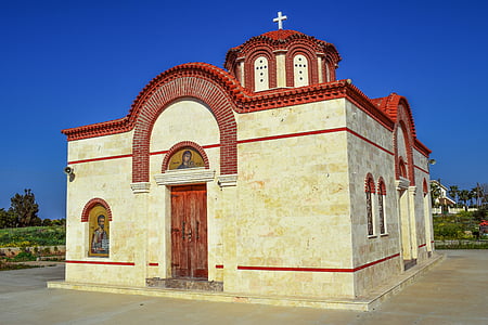 templom, ortodox, vallás, építészet, kereszténység, Ayios markos, Paralimni