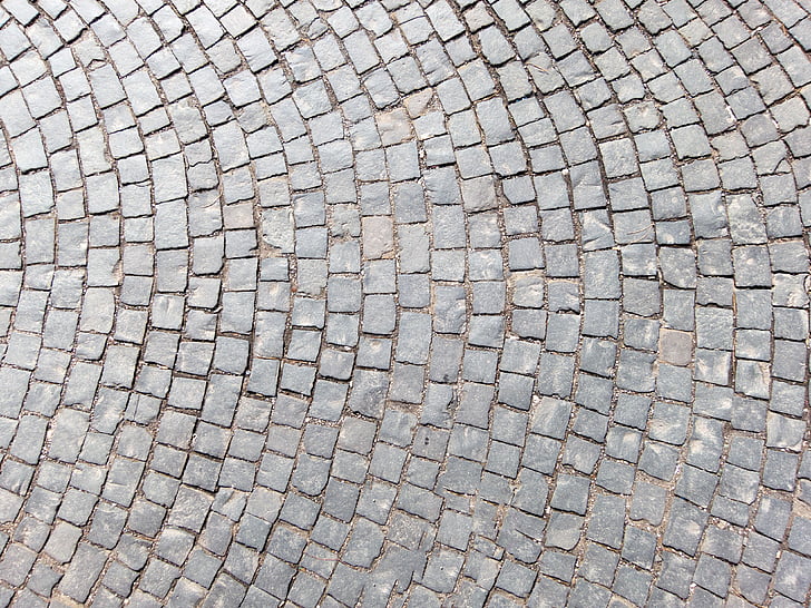 paviment, pis, carrer, superfície, textura, pedra
