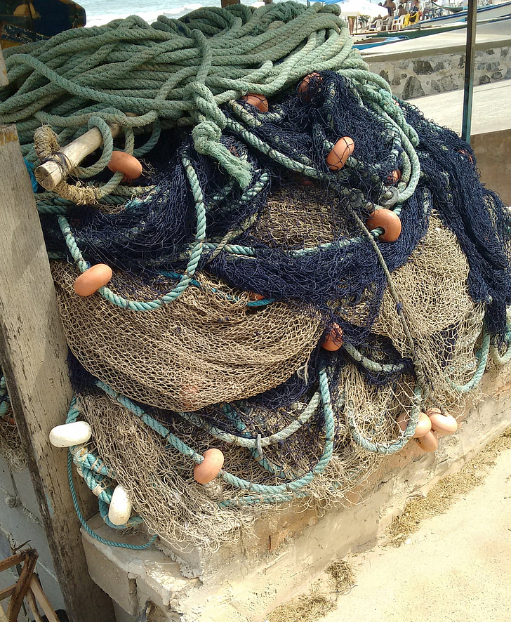 žvejybos, tinklo, žvejys