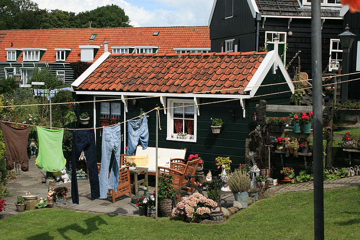 Holland, maison, bâtiment, Néerlandais, Pays-Bas, Page d’accueil, pittoresque