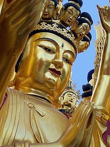 Asie, náboženství, Buddha, chrám, Buddhismus, náboženské, tradiční