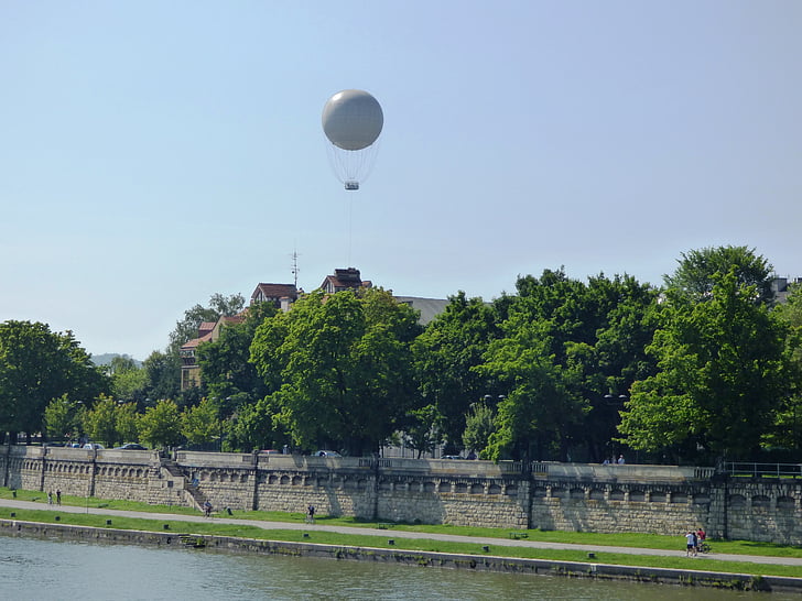 балон, горещ въздух балон пътуване, плаващи, лети, балони, плувка, пътуване