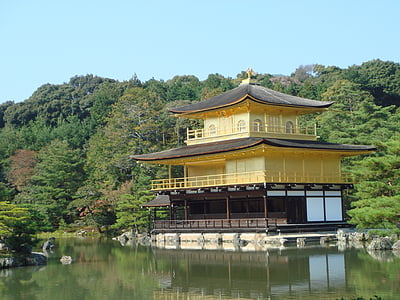 chrám zlatého pavilónu, svetové dedičstvo, Japonsko