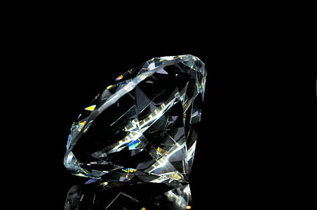 diamant, edelsteen, grootte, facetten, Crystal