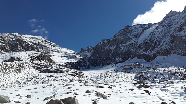 vertainspitze, Zuid-Tirol, Alpine, noordelijke muur, koude, Icy, gebrige
