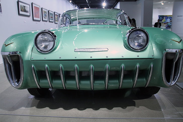 jäähdyttimen, Vintage, Petersen automotive museum, los angeles, California