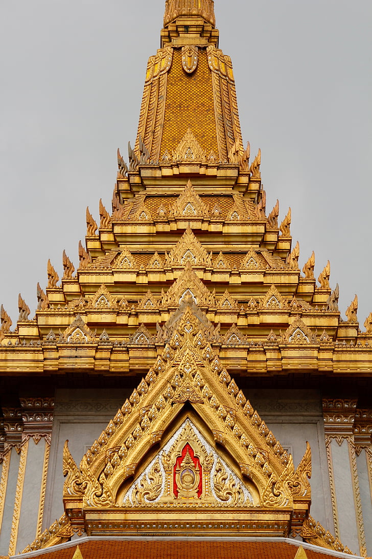 Taizeme, Bangkok, templis, Zelts, Āzija, pils, ēka