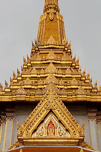 Thajsko, Bangkok, chrám, Gold, Ázia, Palace, budova