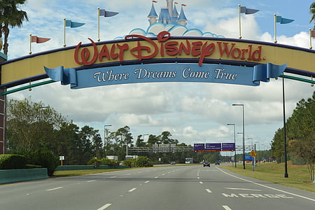 Disney, nöjespark, affischer, Holiday, Familj, spel, nöjesparken