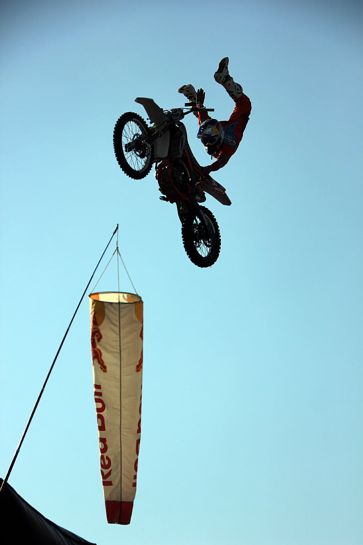 motorcycles, motoristail, sky, flight, extreme, sports