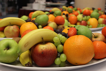 voće, zdjelu, zabava, Ugostiteljstvo, zdrava hrana