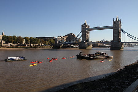 London, Bridge, Tower, City, Inglismaa, Landmark, Thames