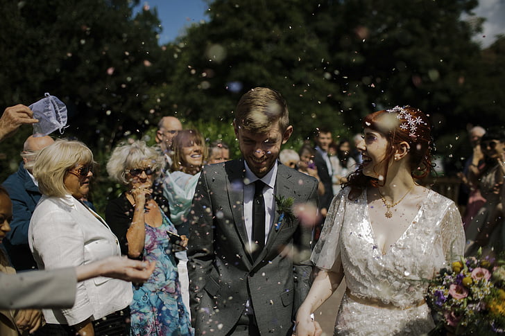 mensen, man, vrouw, bruiloft, huwelijk, liefde, intieme